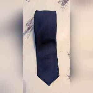 Hardy Amies Navy Blue Tie